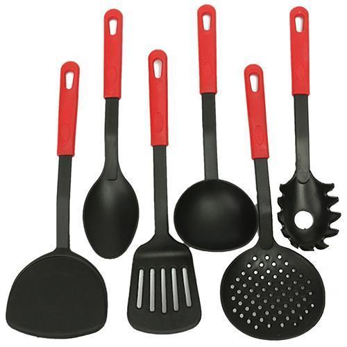 6 PCs Home Kitchen Sets Spatula Turner, Slotted spoon, Ladle, Spoon, Spoon Spatula, Spooula, Spatula, Basting Kitchenware